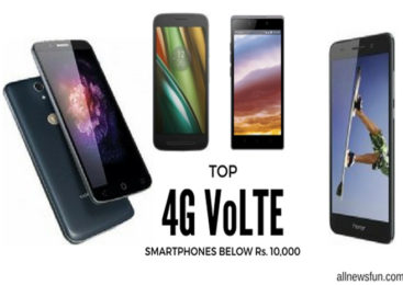 Top 4G VoLTE Mobile Phones Under Rs. 10,000