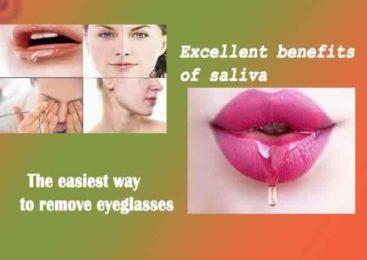 Saliva benefits for eyes and skin